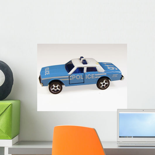 Police Car Wall Decal