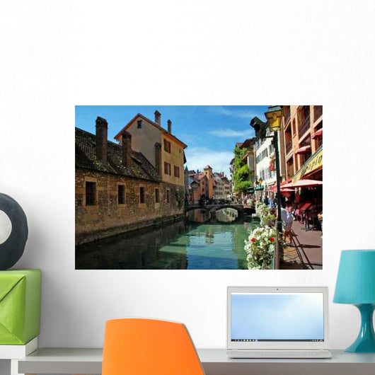 Annecy Canal Wall Decal