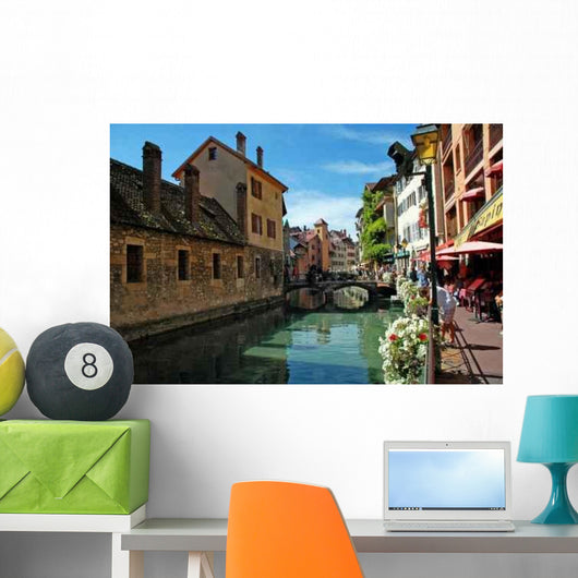 Annecy Canal Wall Decal