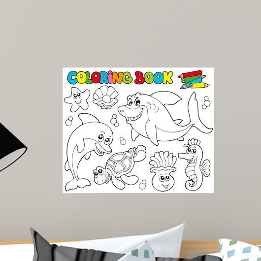 Coloring Book with Marine