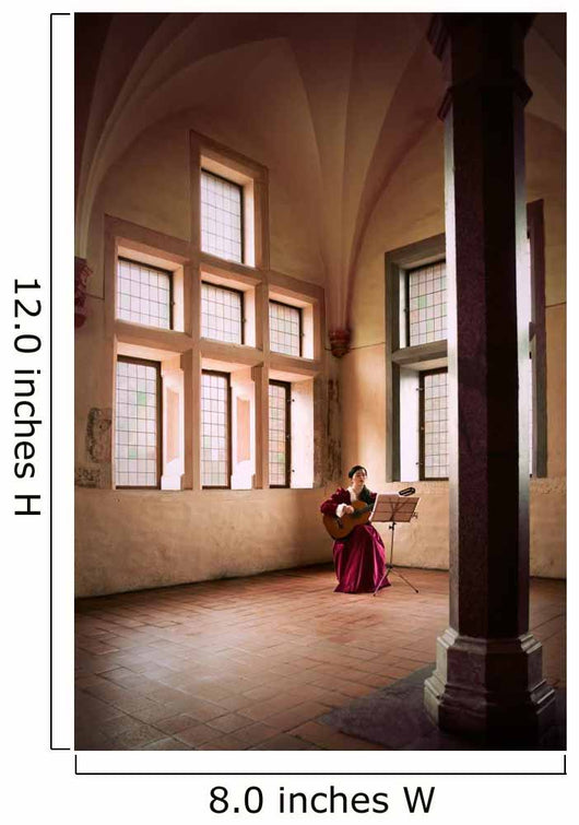 Woman Playing Guitar Malbork