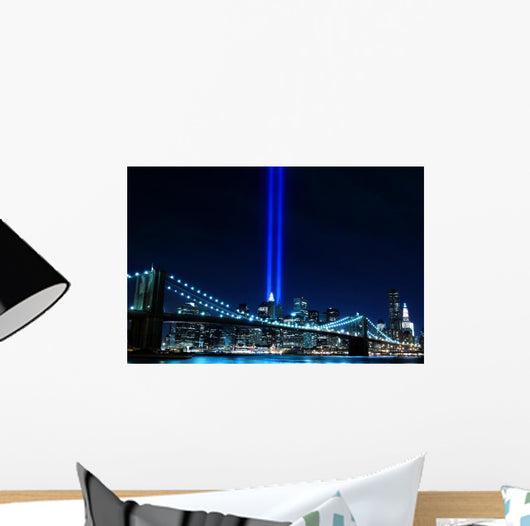 Brooklyn Brigde and the Towers of Lights Wall Mural