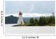 Bras D'Or lake lighthouse near Baddeck, Cape Breton, Nova Scotia Wall Mural