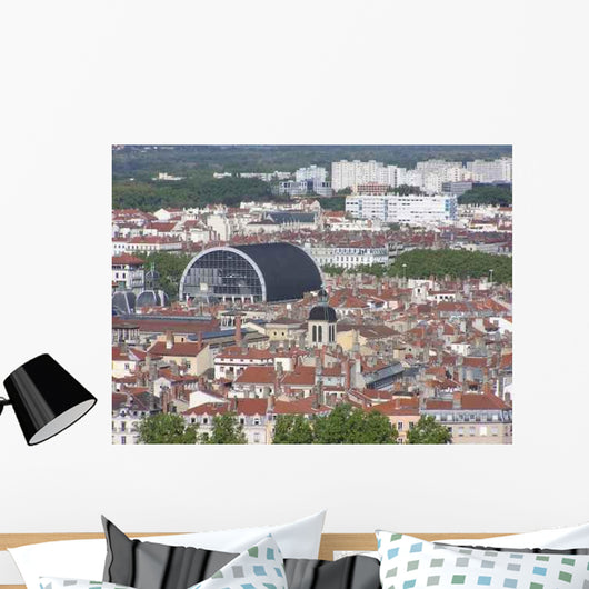 Toits La Ville Lyon Wall Decal