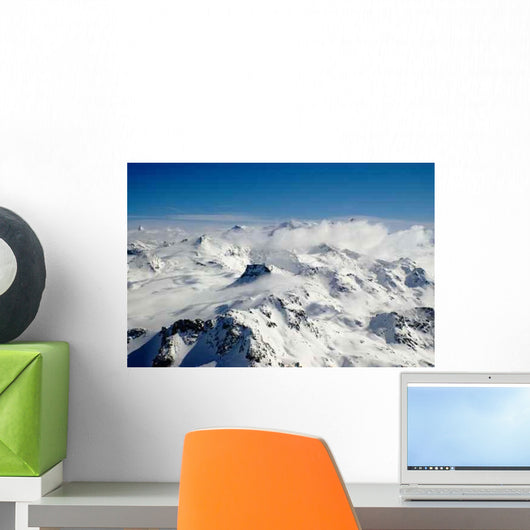 Winter Mountains Wall Decal