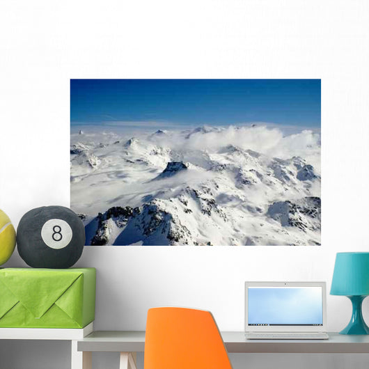 Winter Mountains Wall Decal