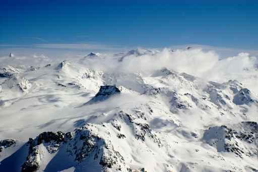 Winter Mountains Wall Decal