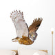 Owl Casual Flying Wall Decal