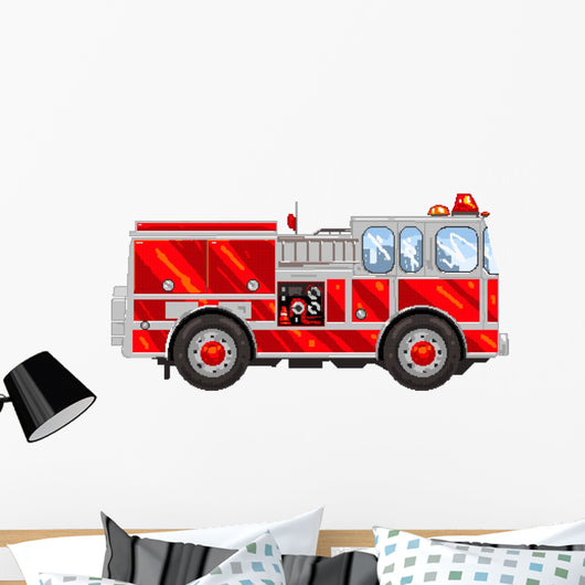 Pixelart Firetruck