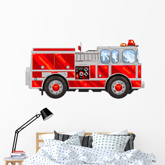 Pixelart Firetruck