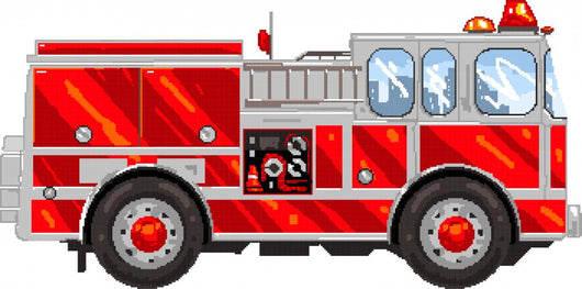Pixelart Firetruck