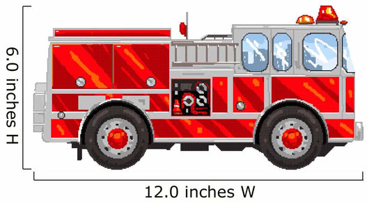 Pixelart Firetruck