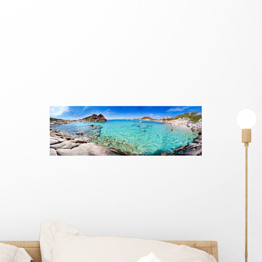 Beach Paradise Panorama Wall Mural