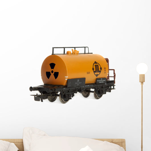 breadboard model of the car of a train Wall Decal