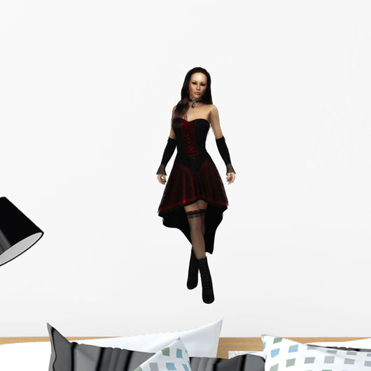 Goth-girl Wall Decal