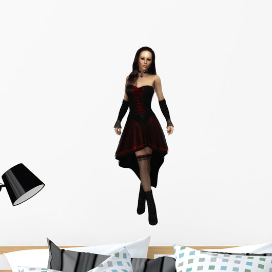 Goth-girl Wall Decal