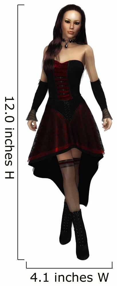 Goth-girl Wall Decal
