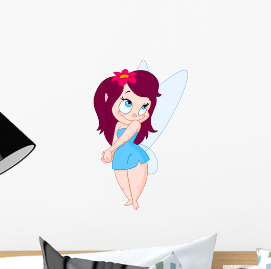 Shy Fairy Wall Decal
