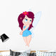 Shy Fairy Wall Decal