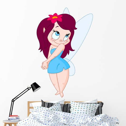Shy Fairy Wall Decal