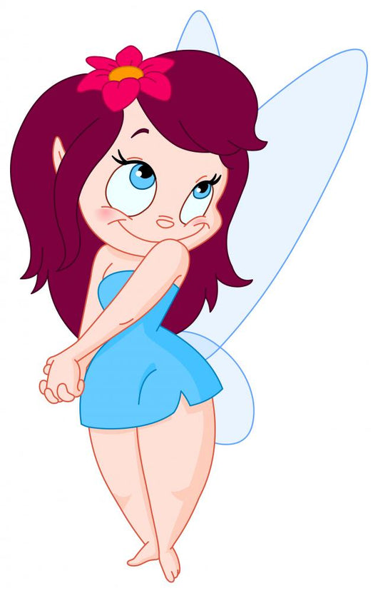 Shy Fairy Wall Decal