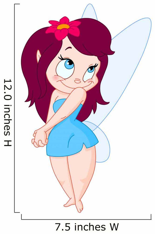 Shy Fairy Wall Decal