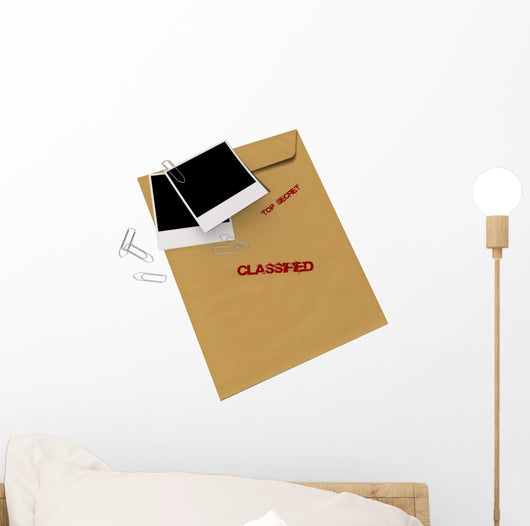 Enveloppe Top Secret Wall Decal
