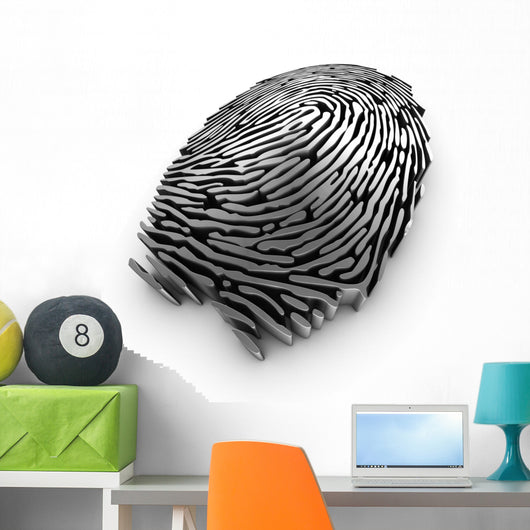 3D Fingerprint Representation for Wall Decal