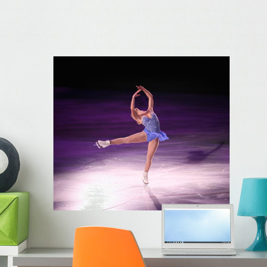 Figure Skater Wall Mural
