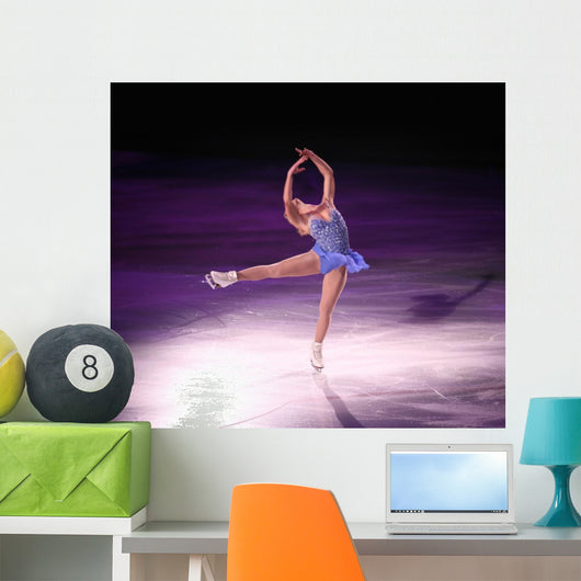 Figure Skater Wall Mural