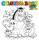 Coloring Book with Cute Wall Mural