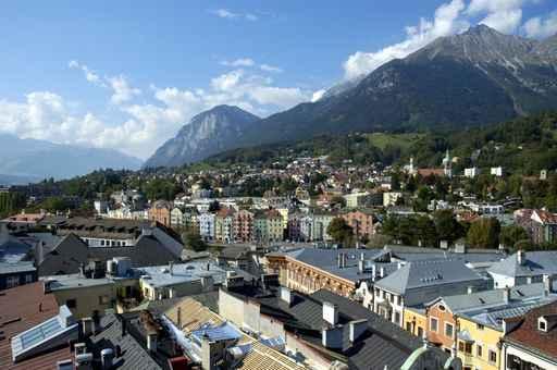 Innsbruck Rooftops Wall Decal