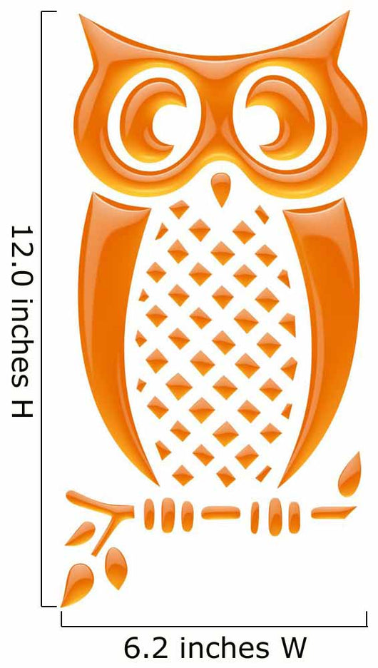 Hiboux Orange Reflets