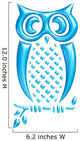 Hiboux Bleu Flashy