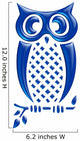Hiboux Bleu Eau Reflets