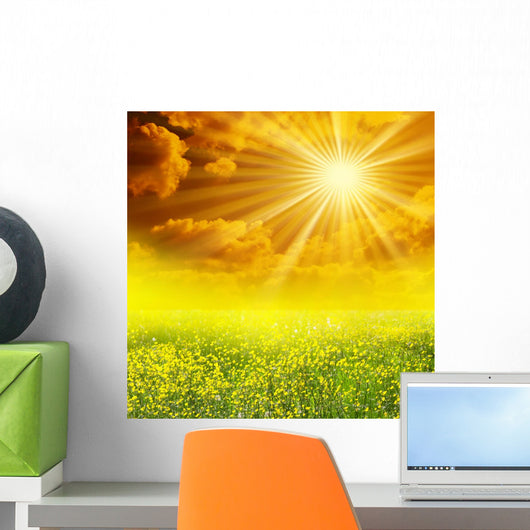 Sun Prairie hands heart Wall Mural