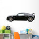 black sportscar Wall Decal