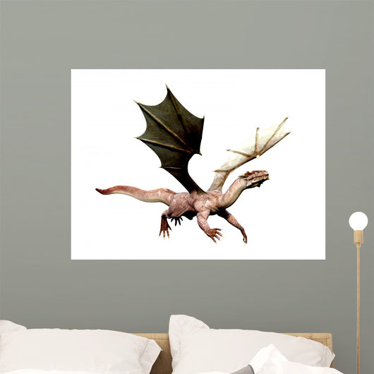 Dragon Flying Out Wall Decal