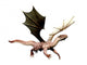 Dragon Flying Out Wall Decal