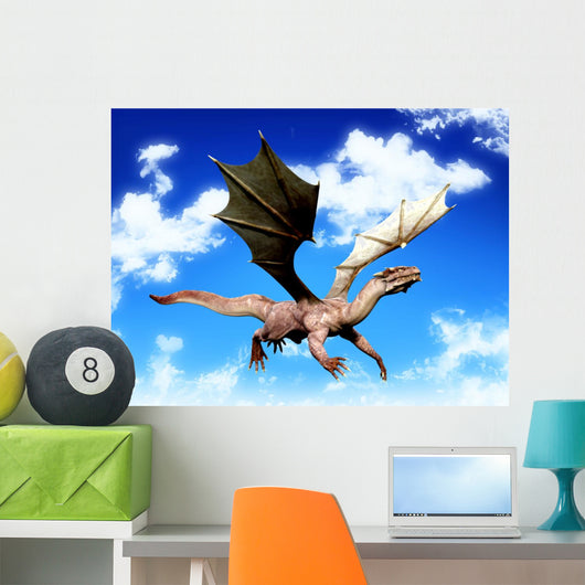 Dragon Flying Out Wall Mural