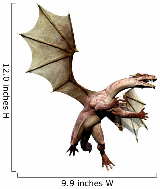 Battle Ready Dragon Wall Decal