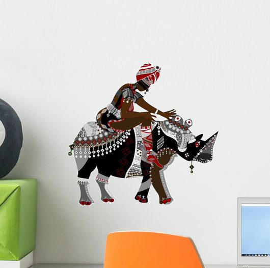 African Traditions Wall Decal
