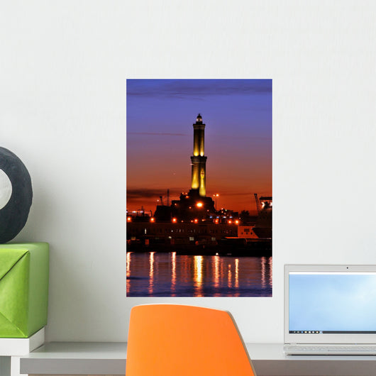 the lantern of Genoa Wall Mural