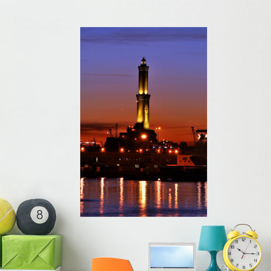 the lantern of Genoa Wall Mural