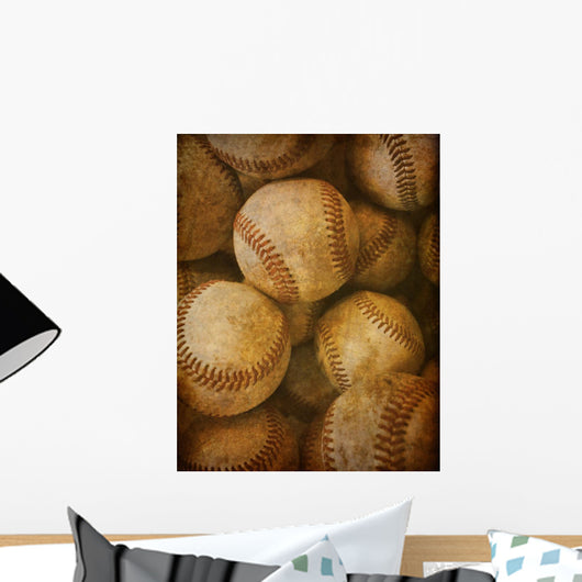 Aged Vintage Baseball
