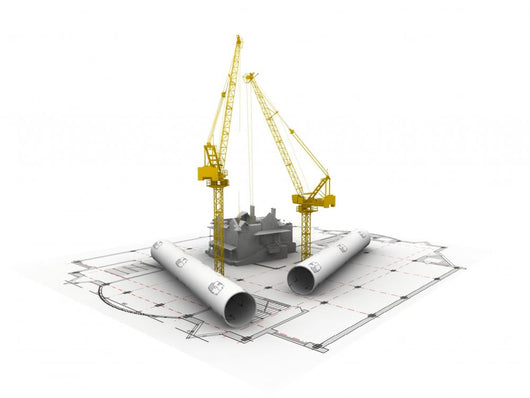 3D plan drawing Wall Decal