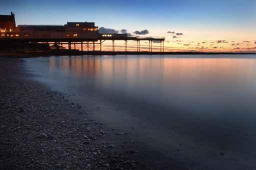 Aberystwyth Pier Night Wall Decal