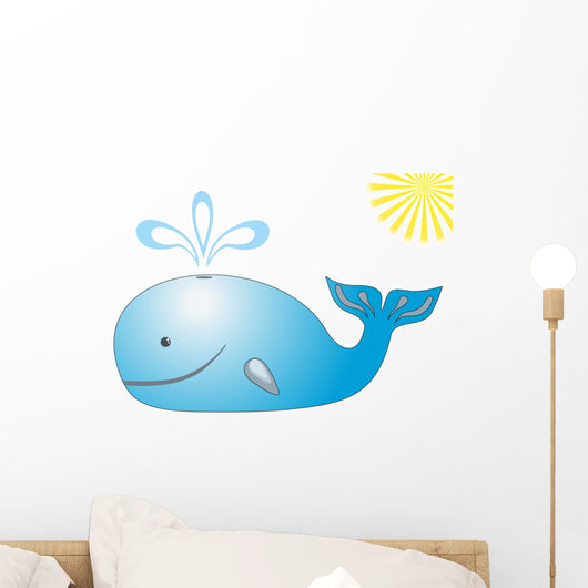 Whale Wall Mural