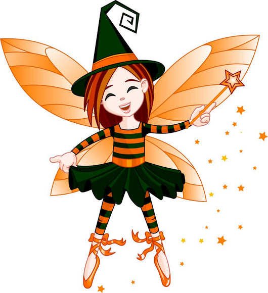 Halloween Cute Fairy Wall Decal