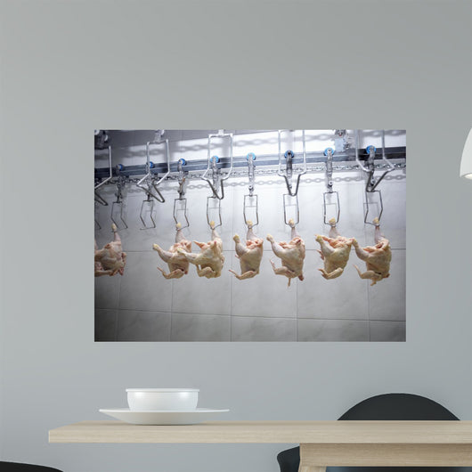 Poultry Processing Meat Food Industry Wall Mural